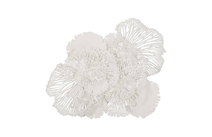 Flower Wall Art White
