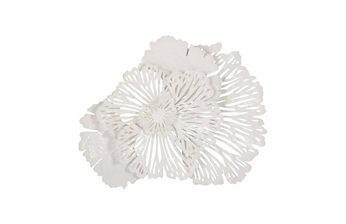 Flower Wall Art White