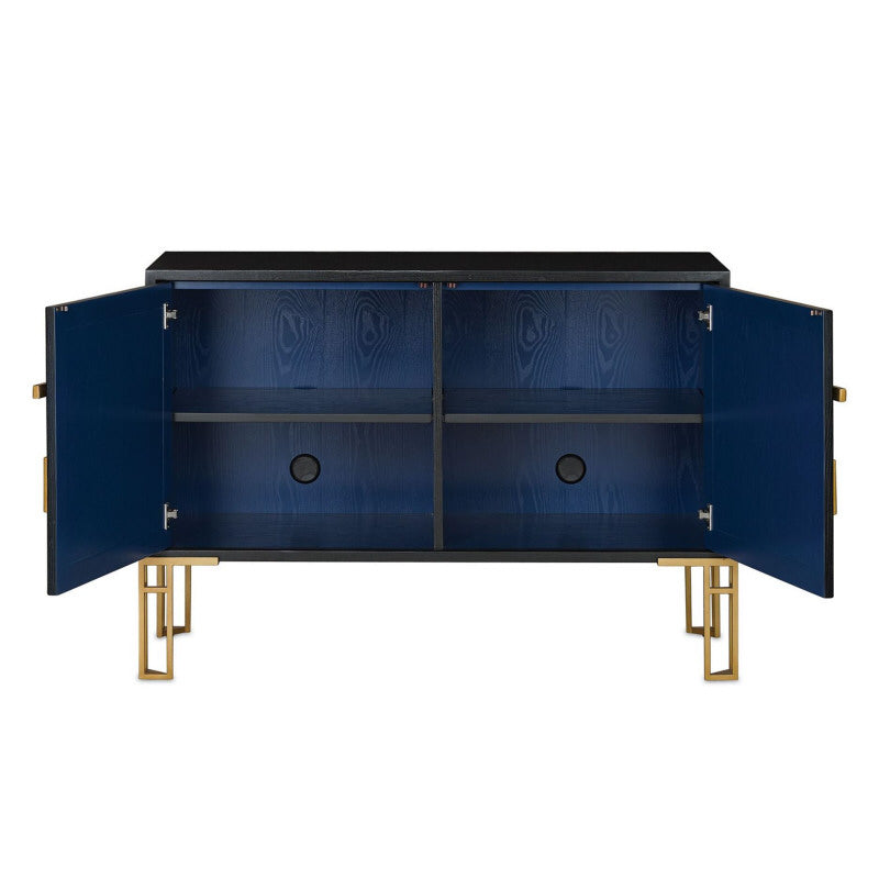 Zhin II Sideboard with doors open